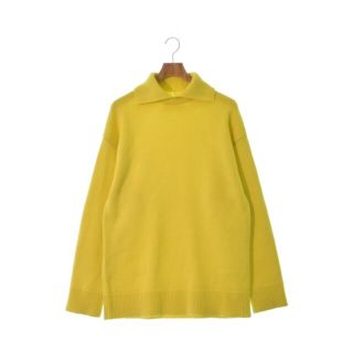 ジルサンダー(Jil Sander)のJIL SANDER ジルサンダー ニット・セーター 44(S位) 黄 【古着】【中古】(ニット/セーター)