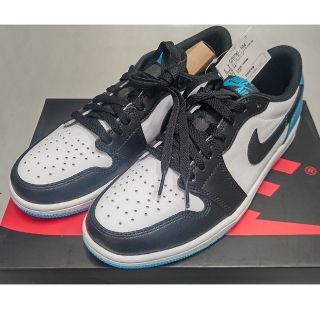 ジョーダン(Jordan Brand（NIKE）)の【25.5㎝】AIR JORDAN1 LOW OG ダークパウダーブルー/UNC(スニーカー)