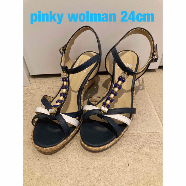 pinky wolman(ピンキーウォルマン)の【送料込み】pinky wolman☆サンダル レディースの靴/シューズ(サンダル)の商品写真