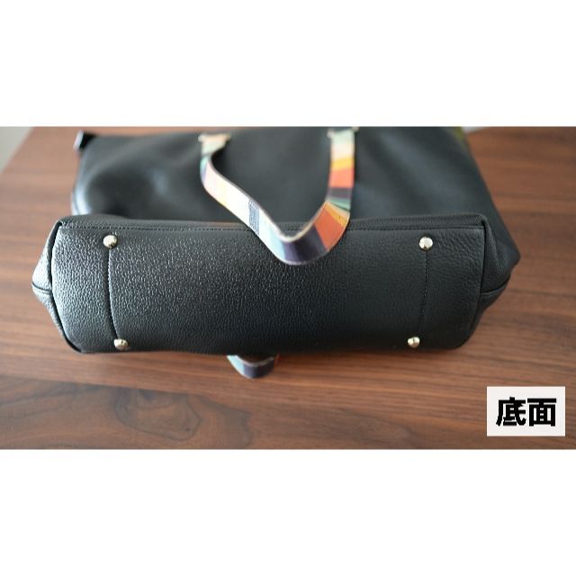 Paul Smith 牛革トートバッグ 黒 PWR102
