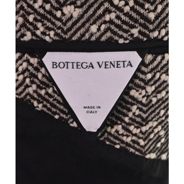 Bottega Veneta(ボッテガヴェネタ)のBOTTEGA VENETA チェスターコート 42(M位) 茶系x白 【古着】【中古】 レディースのジャケット/アウター(チェスターコート)の商品写真