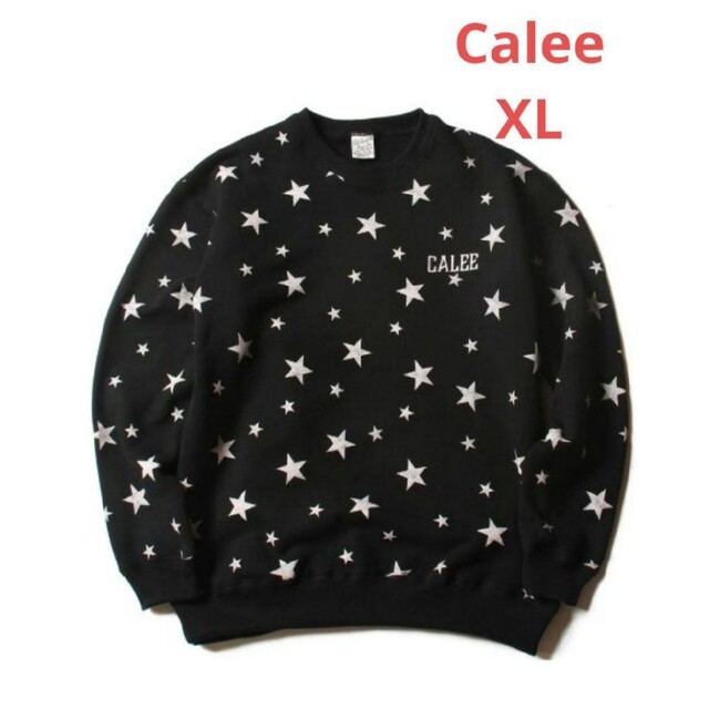 CALEE 「Allover star pattern L/S sweat」 【名入れ無料】 punto