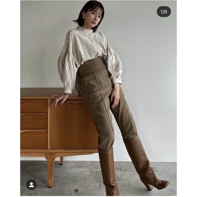 Ameri VINTAGE(アメリヴィンテージ)の定価24200円 新品タグ付きclane pants レディースのパンツ(カジュアルパンツ)の商品写真