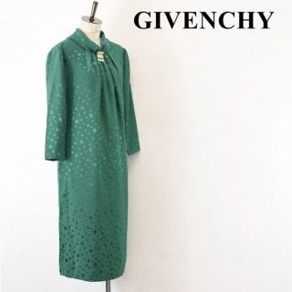 上質 80s レトロヴィンテージ GIVENCHY ジバンシー ロングワンピース