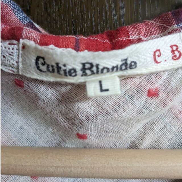 Cutie Blonde(キューティーブロンド)の【匿名配送】cutie blonde(SHOO・LA・RUE) 　半袖シャツ　L レディースのトップス(カットソー(半袖/袖なし))の商品写真