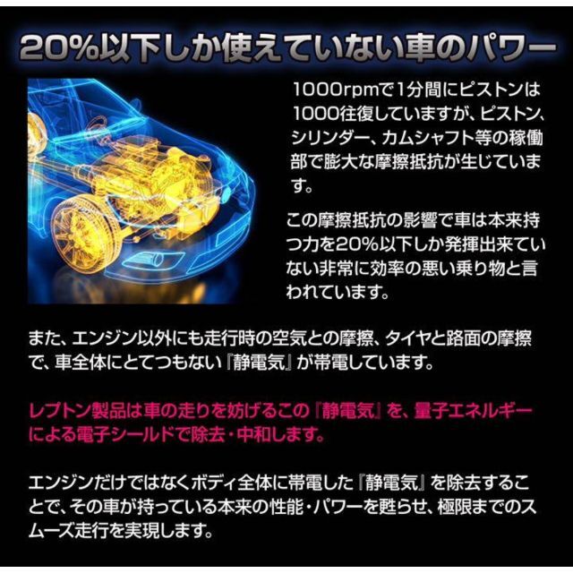 レプトンパワーブースターニュータイプ　燃費向上 トルクアップ！ 5