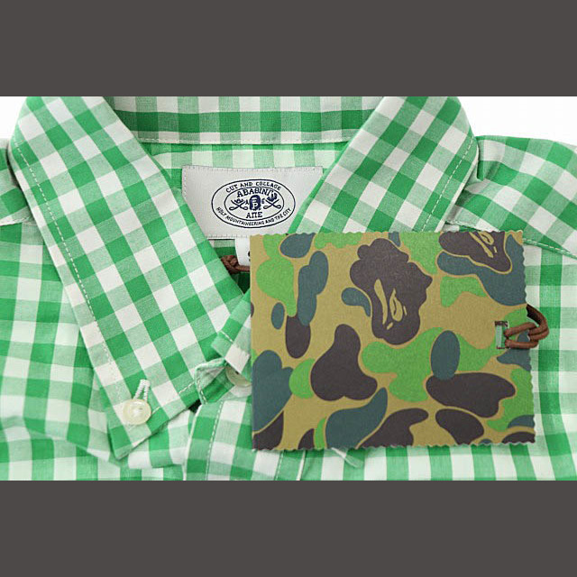 A BATHING APE(アベイシングエイプ)のアベイシングエイプ SAMPLE品 ベイビー マイロ チェック 長袖 シャツ ● メンズのトップス(シャツ)の商品写真