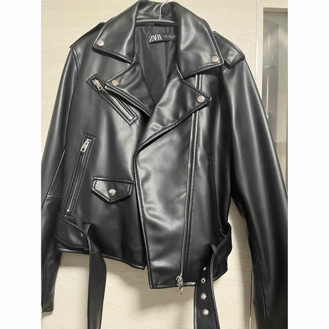 ZARA(ザラ)のZARA ライダースジャケット レディース レディースのジャケット/アウター(ライダースジャケット)の商品写真