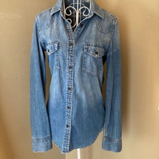 ギャップ(GAP)の値下げ　GAP1969 ギャップ デニムシャツ　サイズXSS(シャツ/ブラウス(長袖/七分))