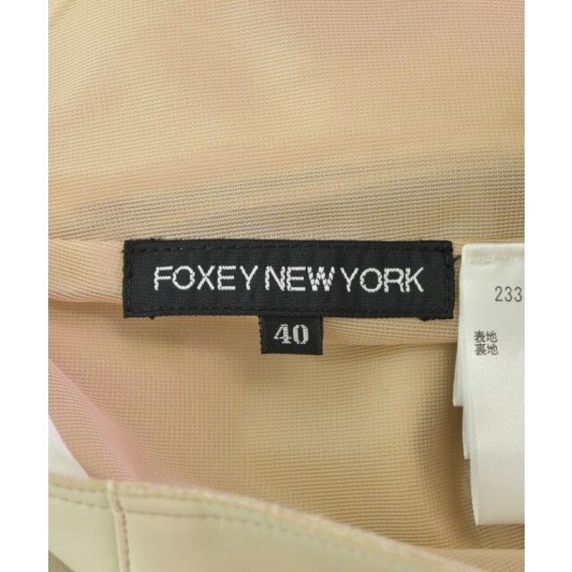 FOXEY NEWYORK ひざ丈スカート 40(M位) ベージュ 2