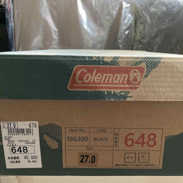 Coleman(コールマン)の新品❗️Colemanコールマン防水シューズ👟 メンズの靴/シューズ(スニーカー)の商品写真