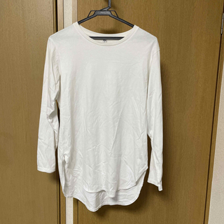 ユニクロ(UNIQLO)のユニクロ コットンロングシャツテールT(Tシャツ(長袖/七分))