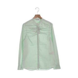 ジルサンダー(Jil Sander)のJIL SANDER ジルサンダー ブラウス 36(XS位) ブルーグレー 【古着】【中古】(シャツ/ブラウス(長袖/七分))