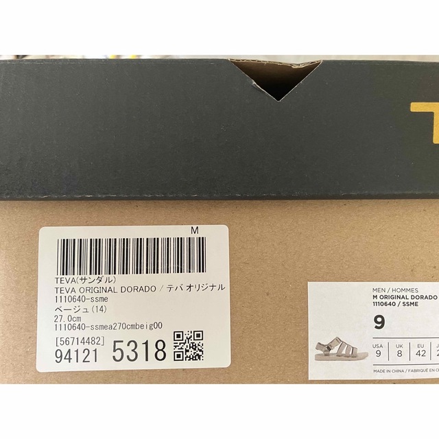 Teva(テバ)の★新品★TEVA ORIGINAL DORADO ベージュ/27cm メンズの靴/シューズ(サンダル)の商品写真