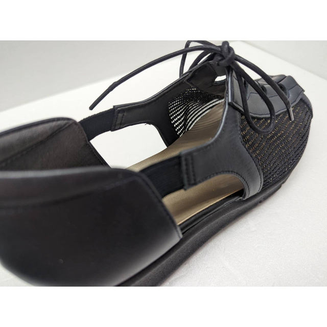 本革　サイドメッシュギリーサンダル　　　日本製　　　22.5センチ レディースの靴/シューズ(サンダル)の商品写真