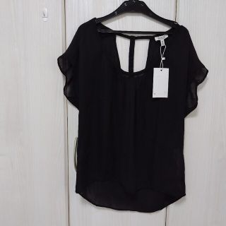 ベルシュカ(Bershka)の新品☆Bershka シアーブラウス Sサイズ(シャツ/ブラウス(半袖/袖なし))