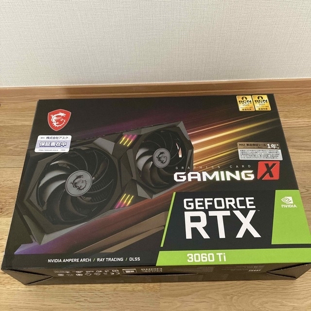 未使用　GeForce RTX™ 3060 Ti GAMING X 8G LHR