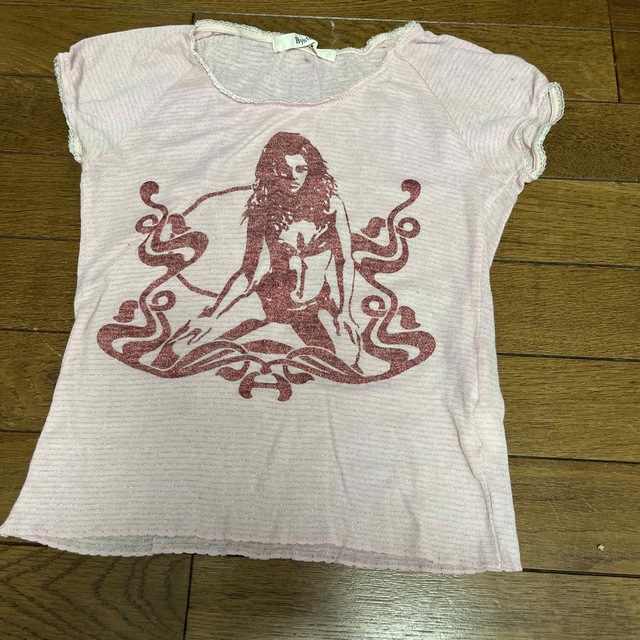 HYSTERIC GLAMOUR(ヒステリックグラマー)のHystericGramor Tシャツ　Sサイズ レディースのトップス(Tシャツ(半袖/袖なし))の商品写真