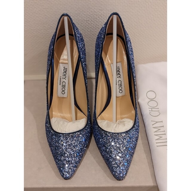 【新品未使用品】JIMMY CHOO★ROMY100　SIZE35　グリッター