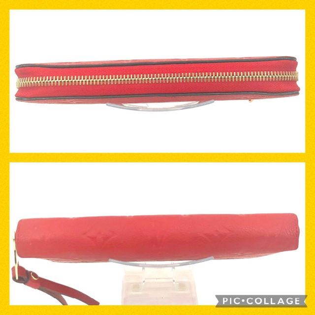 ルイヴィトン ジッピー ウォレット アンプラント 長財布 箱&袋あり 赤
