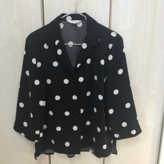 マウジー(moussy)のレディース　MOUSSY サイズF ドットシャツ(シャツ/ブラウス(長袖/七分))