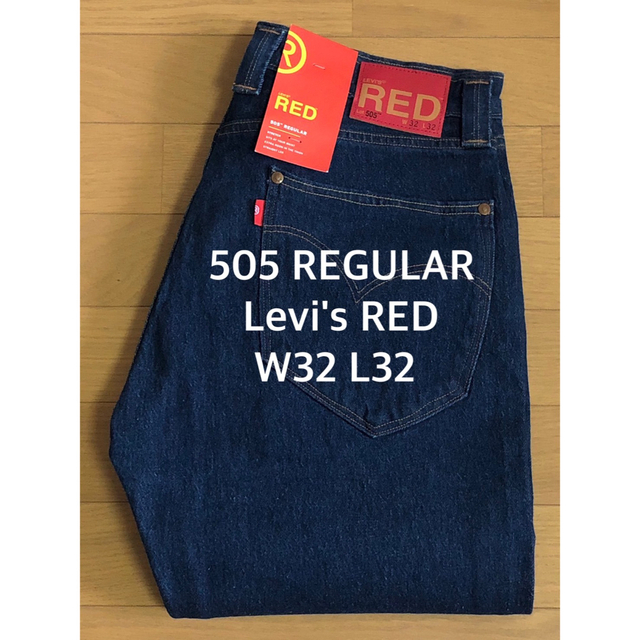 LeviLevi's RED 505 REGULAR FRONTWATER BLUE