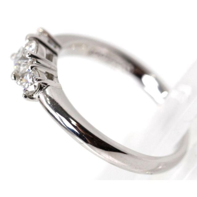 高島屋トリロジー ダイヤモンドPt900プラチナ リング0.5ct 4g 11号