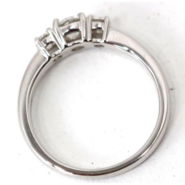 高島屋トリロジー ダイヤモンドPt900プラチナ リング0.5ct 4g 11号