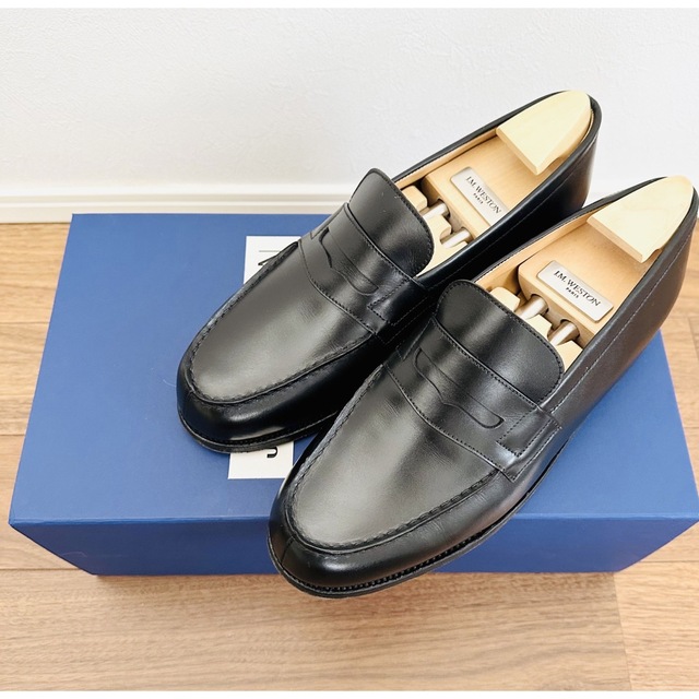 美品 J.M.WESTON 180 SIGNATURE LOAFER ブラック