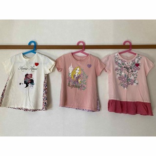 ベルメゾン(ベルメゾン)のベルメゾン　女児Tシャツ　3枚セット　サイズ130(Tシャツ/カットソー)