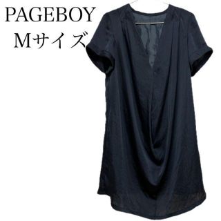 ページボーイ(PAGEBOY)のPAGEBOY ページボーイ Vネック 裏地付き ワンピース レディース(ロングワンピース/マキシワンピース)