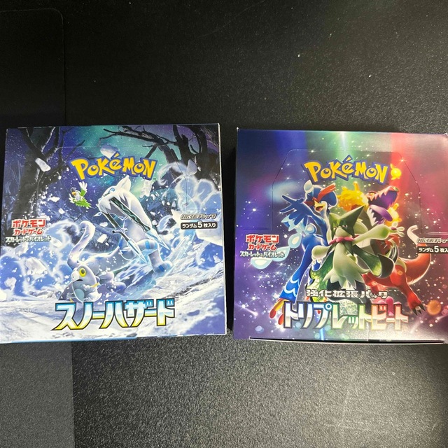 ポケモンカード スノーハザード、トリプレットビート - Box/デッキ/パック