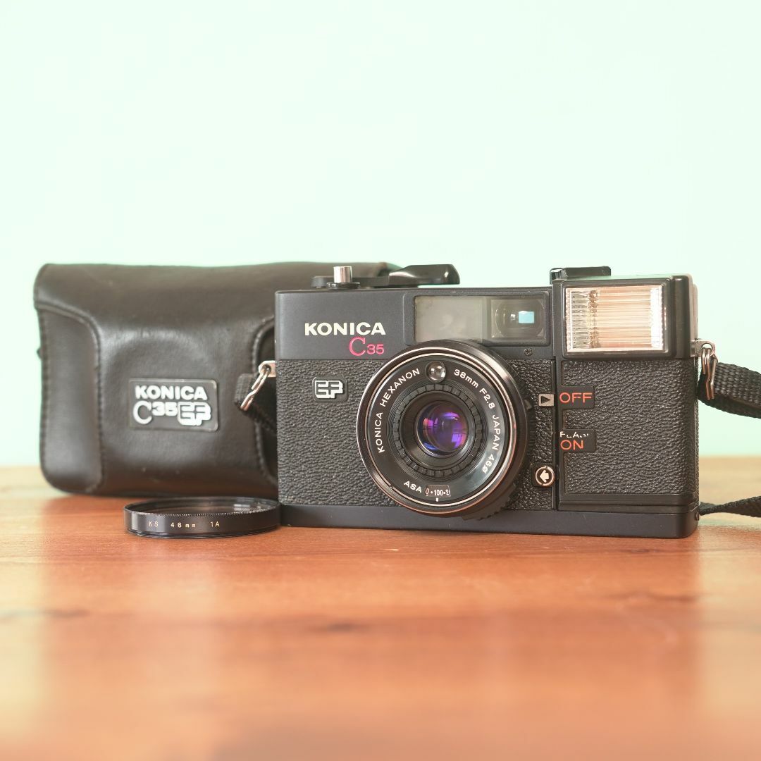 コニカ C35 EF  動作品！ Konica C35 EF フィルムカメラ