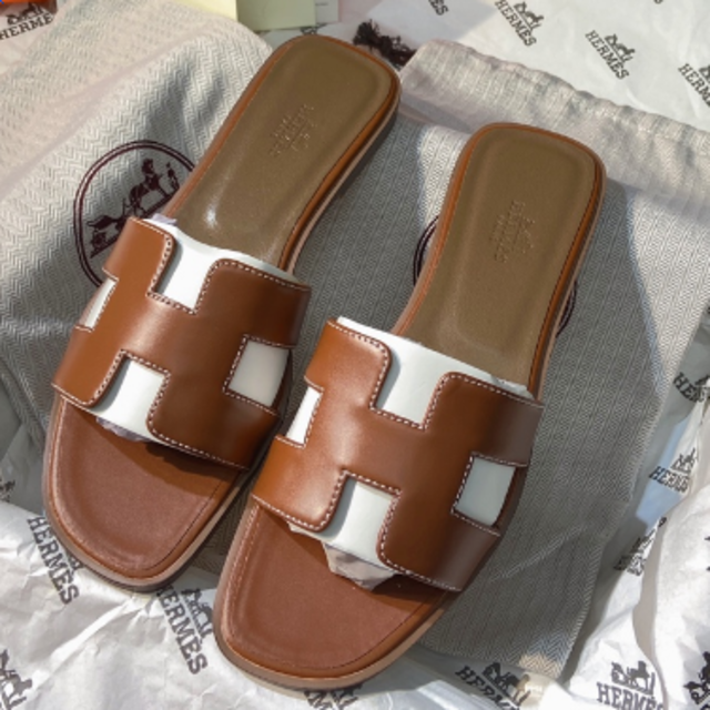Hermes - 美品☆エルメス☆ レザー サンダル 37の通販 by セクシーさ's