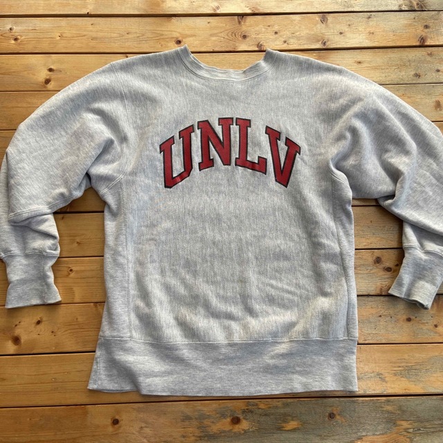 90s アメリカ製 UNLV チャンピオン リバースウィーブ 目無し個体 即日