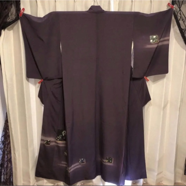 正絹 着物 付け下げ 紫 パープル | www.carmenundmelanie.at
