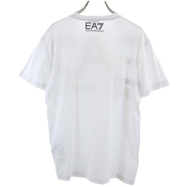 エンポリオアルマーニ ロゴプリント 半袖 Tシャツ S ホワイト系 Emporio Armani メンズ 【中古】 【230416】 メール便可 |  フリマアプリ ラクマ