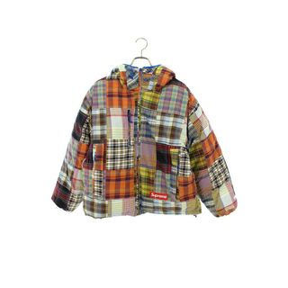 シュプリーム(Supreme)のシュプリーム  23SS  Madras Reversible Windstopper Puffer マドラスリバーシブルウィンドストッパーダウンジャケット メンズ S(ダウンジャケット)