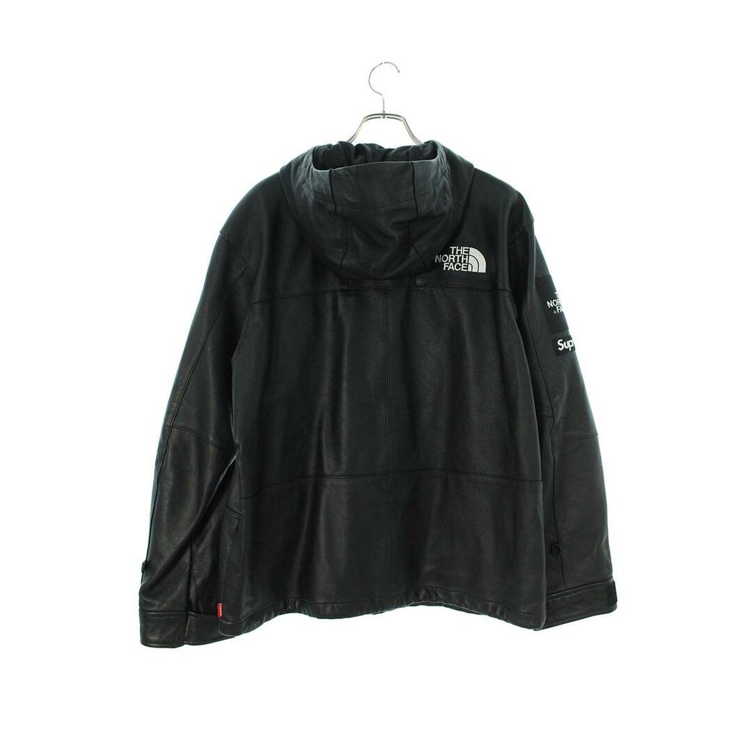 シュプリーム ×ノースフェイス THE NORTH FACE  18AW  Leather Mountain Parka レザーマウンテンジャケット  メンズ M