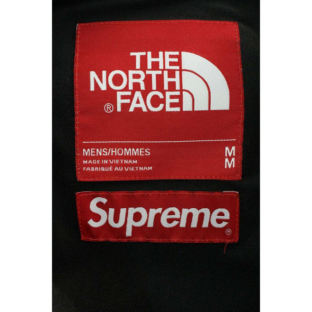 シュプリーム ×ノースフェイス THE NORTH FACE  18AW  Leather Mountain Parka レザーマウンテンジャケット  メンズ M