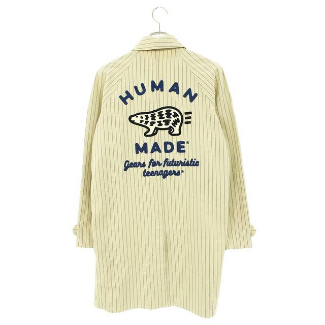 HUMAN MADE(ヒューマンメイド)のヒューマンメイド  STRIPE BALMACAAN COAT ストライプバルマカーンコート メンズ M メンズのジャケット/アウター(その他)の商品写真