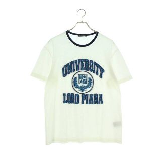 ロロピアーナ(LORO PIANA)のロロピアーナ  FAM2034 ロゴプリントTシャツ メンズ S(Tシャツ/カットソー(半袖/袖なし))