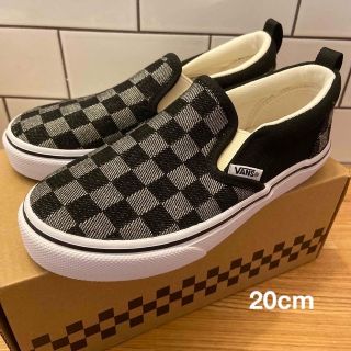 ヴァンズ(VANS)のvansチェッカースリッポン20cm(スリッポン)