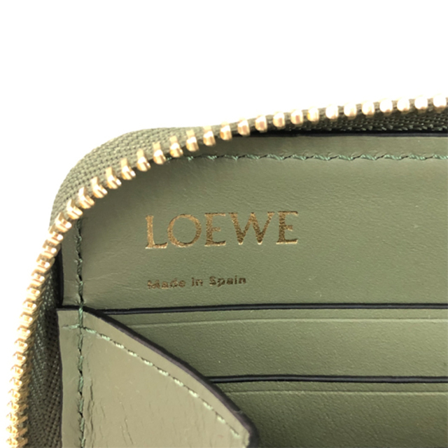 LOEWE(ロエベ)のロエベ リピート ジップアラウンド ウォレット エンボスシルクカーフ アボカドグリーン C499T12X07 財布 横浜BLANC レディースのファッション小物(財布)の商品写真