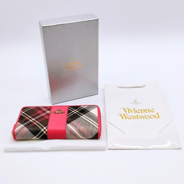 ☆新品・未使用品☆VIVIENNE WESTWOOD 長財布 ピーチ - 財布