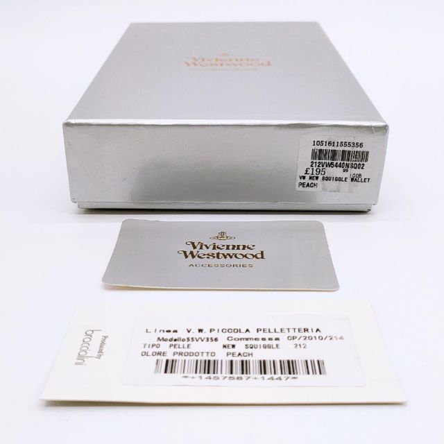 ☆新品・未使用品☆VIVIENNE WESTWOOD 長財布 ピーチ - 財布