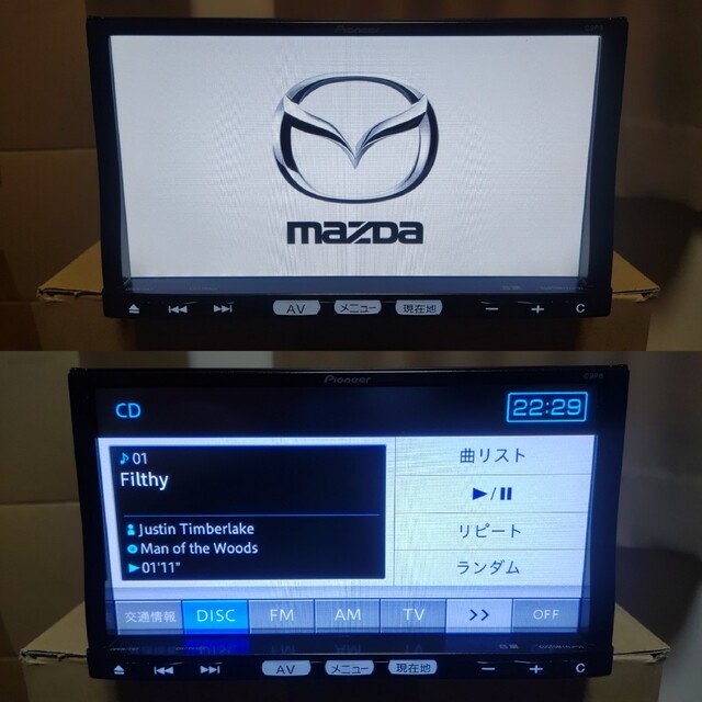 マツダ(マツダ)のマツダ 純正ナビ C9P8 パイオニア Bluetooth フルセグ DVD 自動車/バイクの自動車(カーナビ/カーテレビ)の商品写真