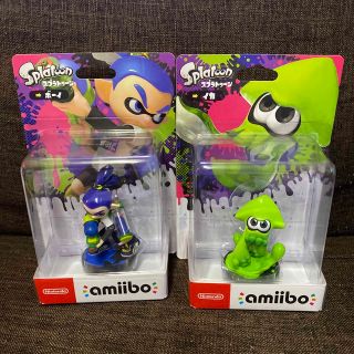 スプラトゥーン　amiibo アミーボ  イカ　ボーイ(ゲームキャラクター)