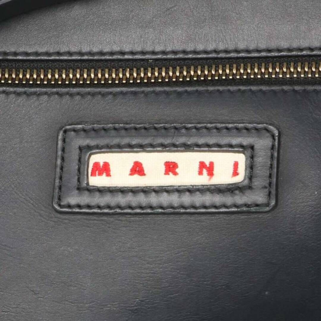 Marni(マルニ)のマルニ バイカラーレザーハンドバッグ レディース レディースのバッグ(ハンドバッグ)の商品写真