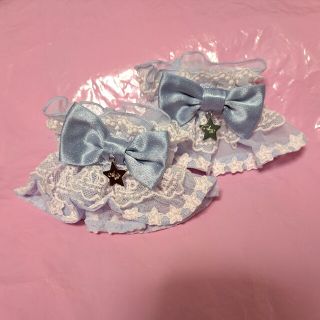 アンジェリックプリティー(Angelic Pretty)の美品　アンジェリックプリティ　お袖止め　ラベンダー　ピンク　星　スター(その他)